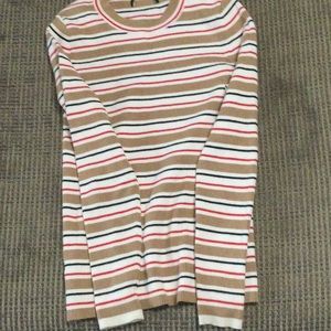 Cute oversize striped sweater